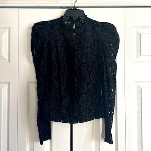 VICI Black Lace Top Medium
